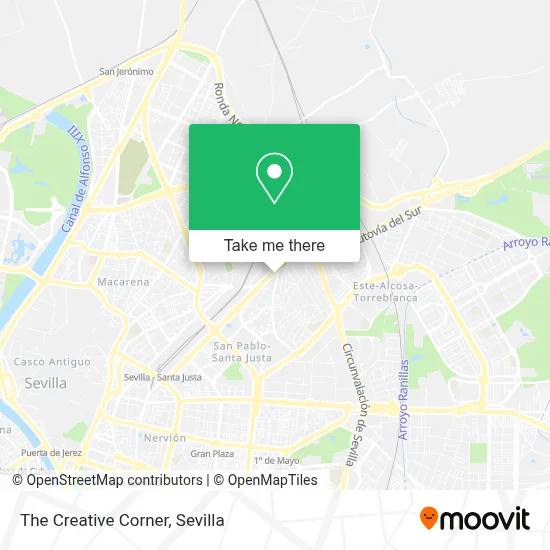 The Creative Corner map