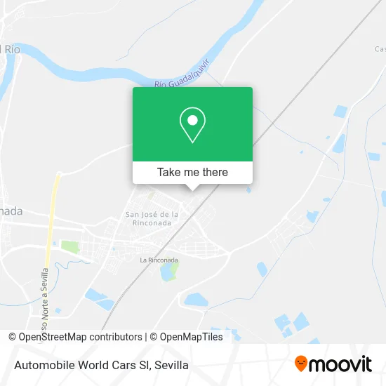 Automobile World Cars Sl map