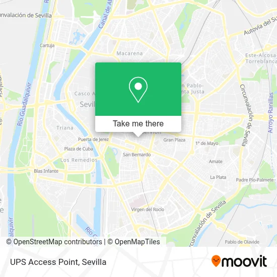 mapa Ups Access Point
