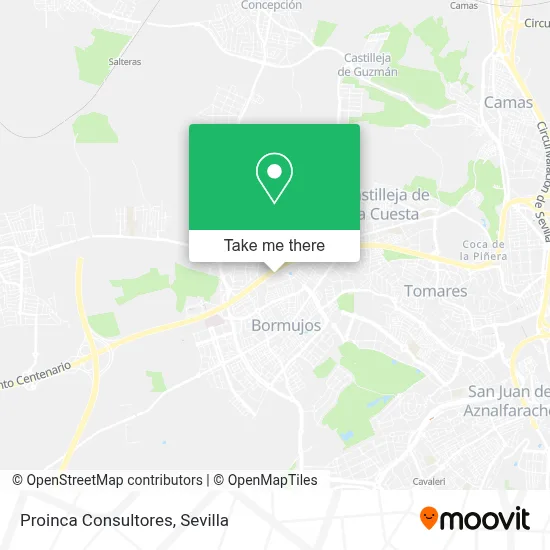 Proinca Consultores map