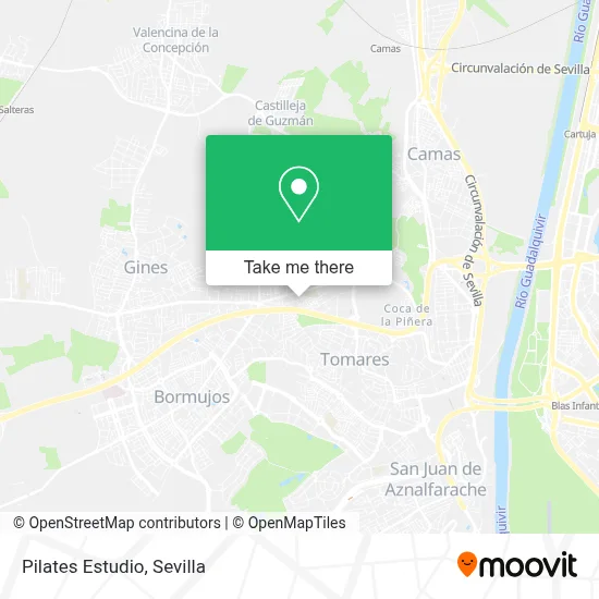 Pilates Estudio map