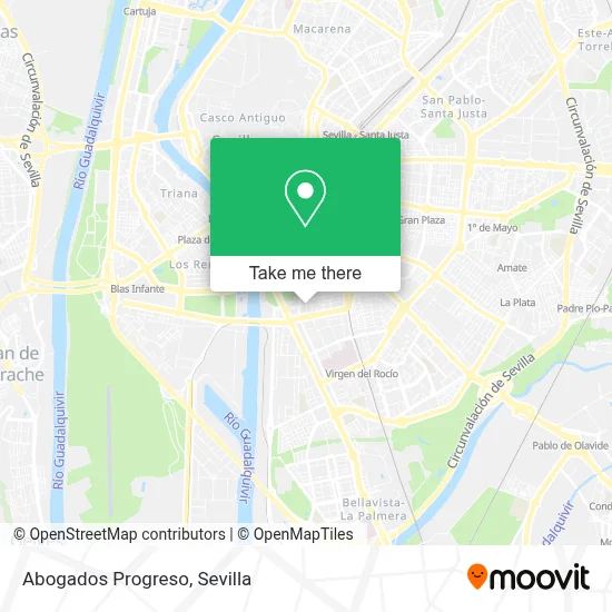 Abogados Progreso map