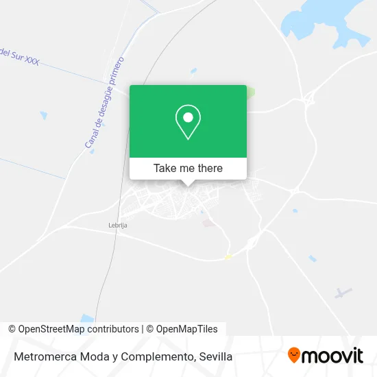 Metromerca Moda y Complemento map