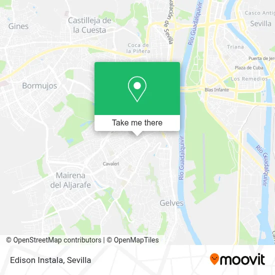 Edison Instala map
