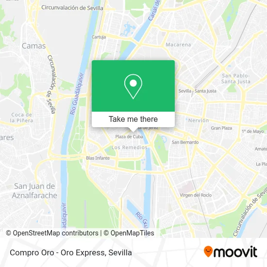 Compro Oro - Oro Express map