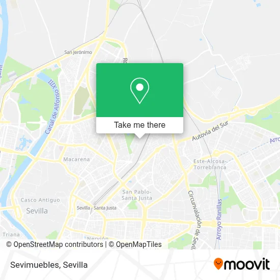 Sevimuebles map