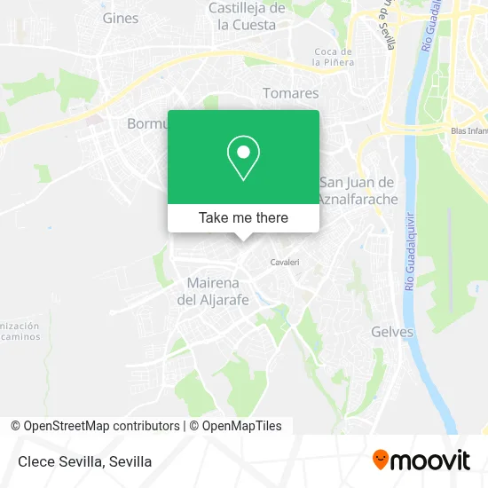 Clece Sevilla map