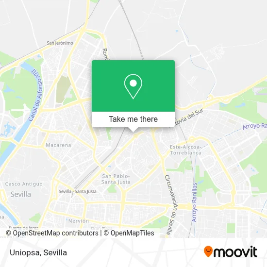 Uniopsa map