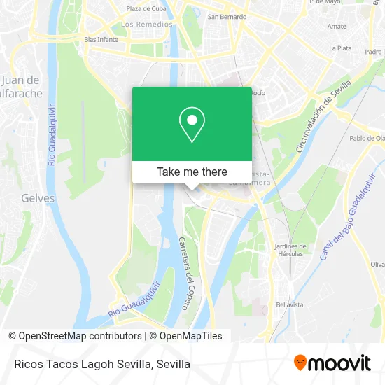 Ricos Tacos Lagoh Sevilla map