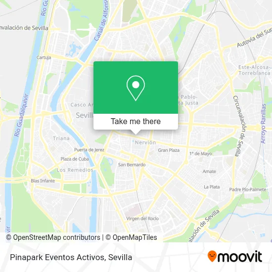 Pinapark Eventos Activos map