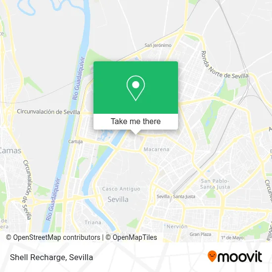 Shell Recharge map