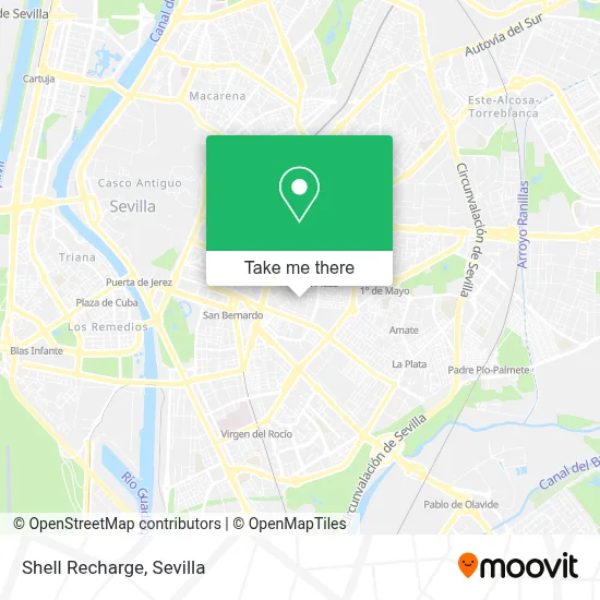Shell Recharge map