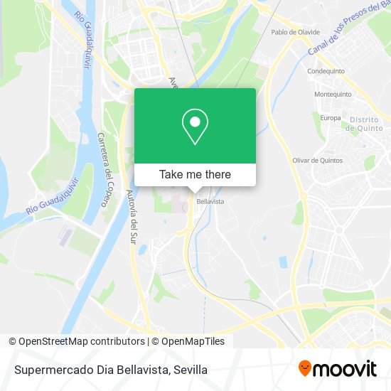 mapa Supermercado Dia Bellavista