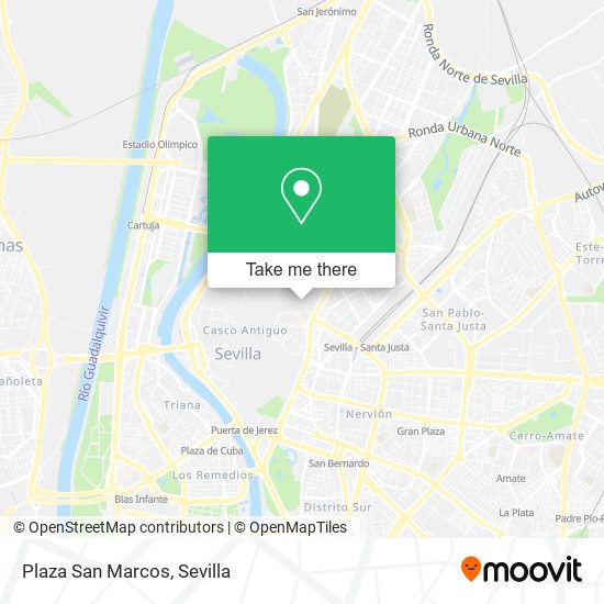 Plaza San Marcos map