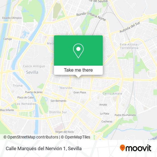 Calle Marqués del Nervión 1 map
