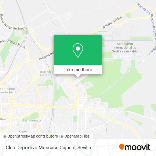 Club Deportivo Moncase Cajasol map