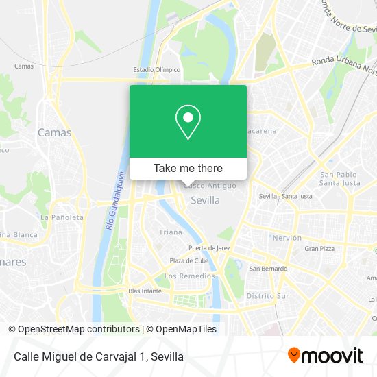 Calle Miguel de Carvajal 1 map