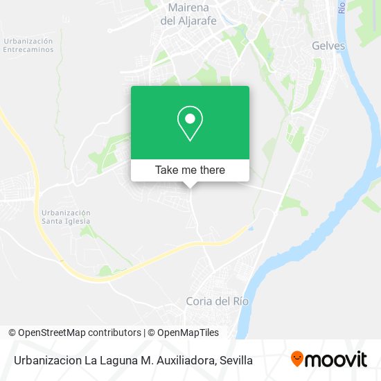 Urbanizacion La Laguna M. Auxiliadora map