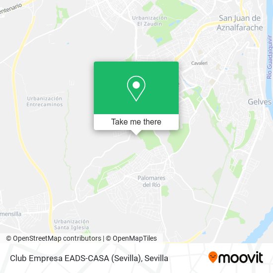 Club Empresa EADS-CASA (Sevilla) map