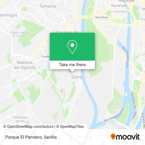 Parque El Pandero map