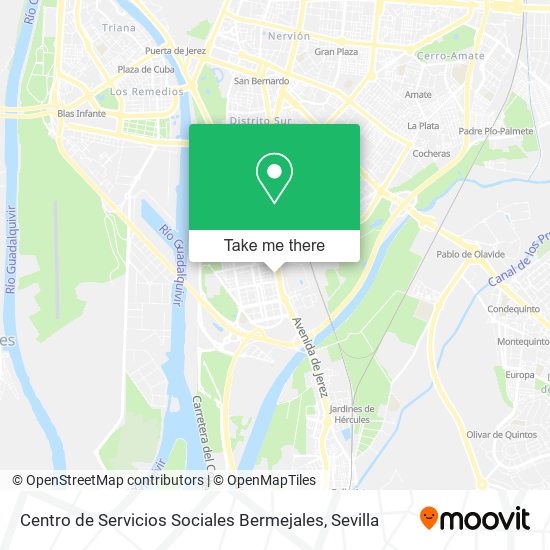 Centro de Servicios Sociales Bermejales map