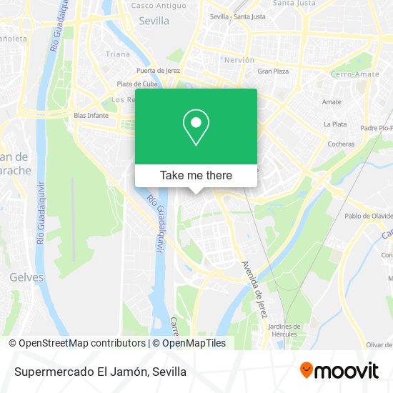 Supermercado El Jamón map