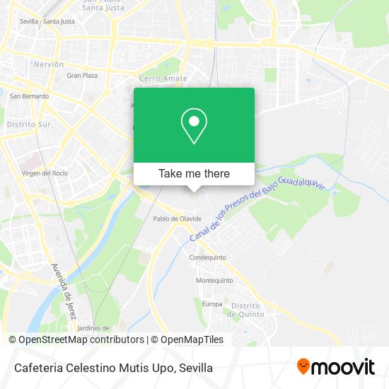 Cafeteria Celestino Mutis Upo map