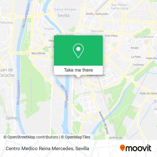 mapa Centro Medico Reina Mercedes