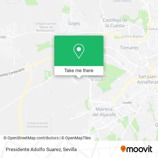 Presidente Adolfo Suarez map