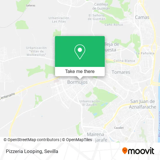 Pizzeria Looping map