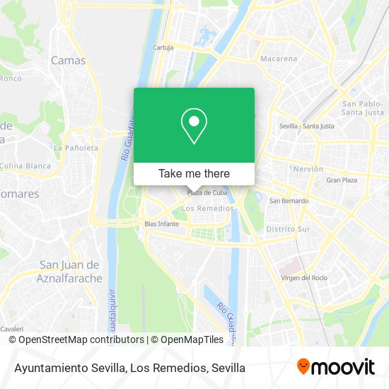 Ayuntamiento Sevilla, Los Remedios map
