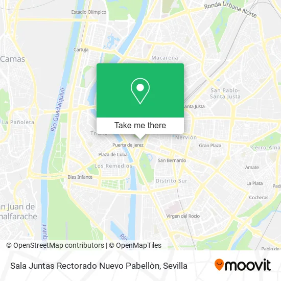 Sala Juntas Rectorado Nuevo Pabellòn map