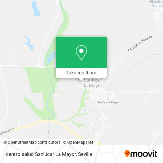 centro salud Sanlúcar La Mayor map