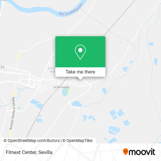 Fitnext Center map
