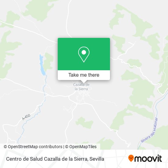 Centro de Salud Cazalla de la Sierra map