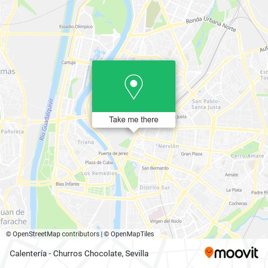 Calentería - Churros Chocolate map