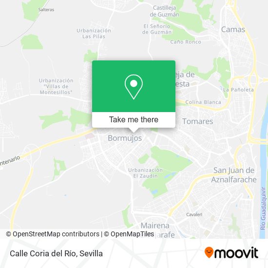 Calle Coria del Río map