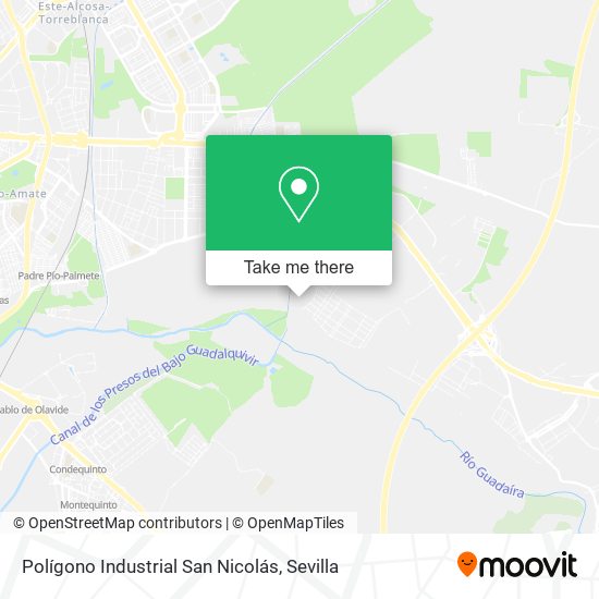 Polígono Industrial San Nicolás map