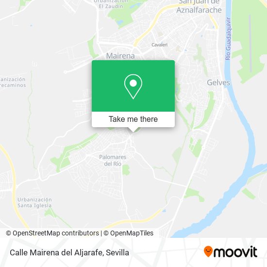 Calle Mairena del Aljarafe map
