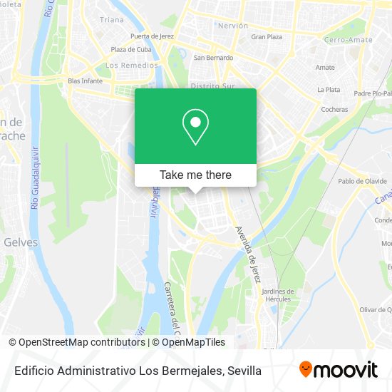 Edificio Administrativo Los Bermejales map