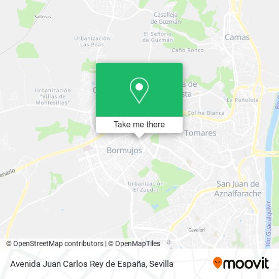 mapa Avenida Juan Carlos Rey de España