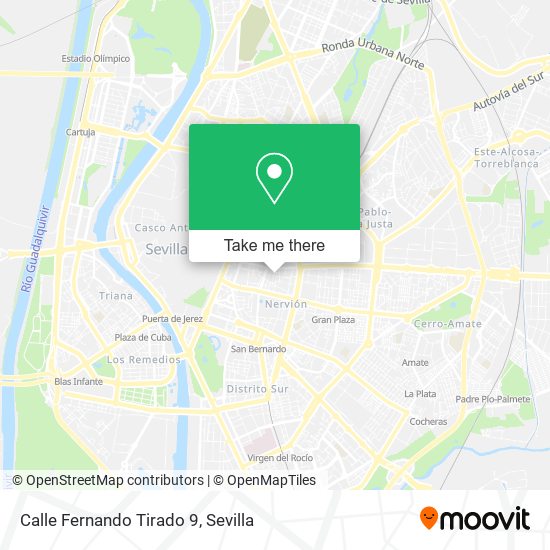 Calle Fernando Tirado 9 map