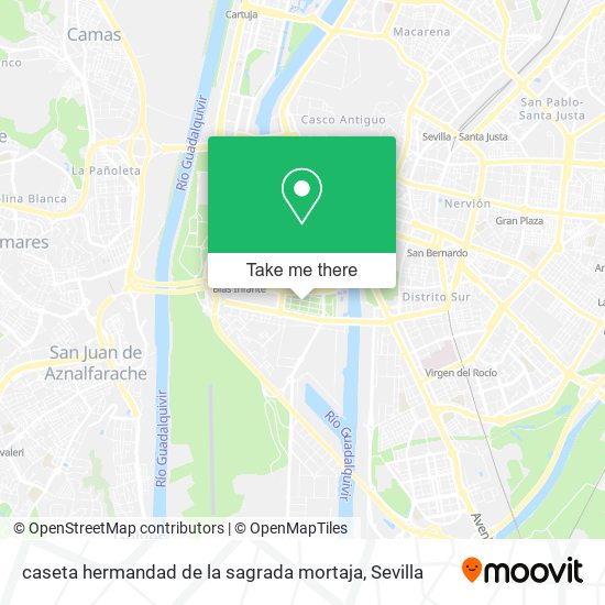 caseta hermandad de la sagrada mortaja map