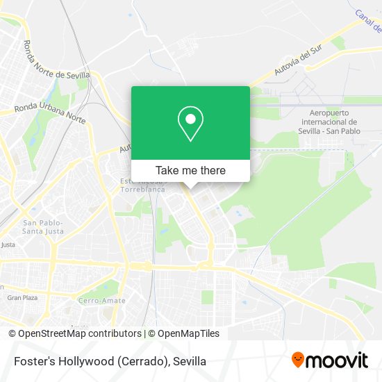 mapa Foster's Hollywood (Cerrado)