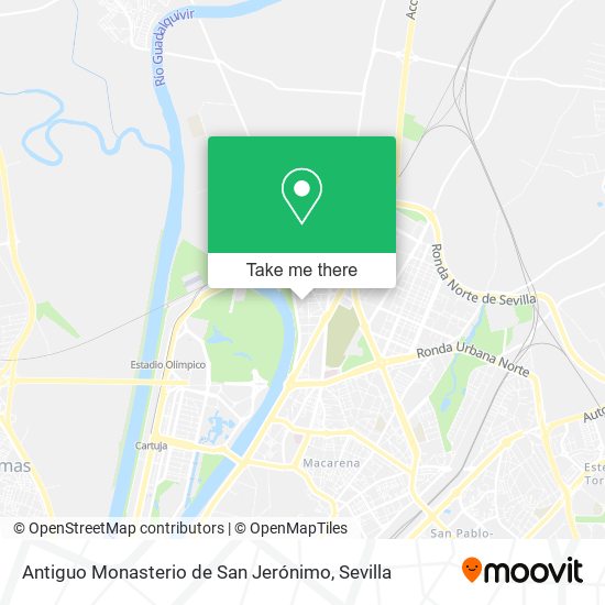 Antiguo Monasterio de San Jerónimo map