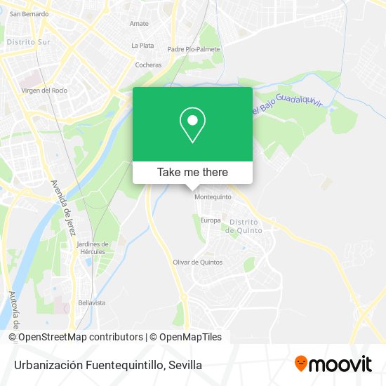 Urbanización Fuentequintillo map
