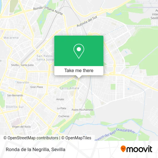 Ronda de la Negrilla map