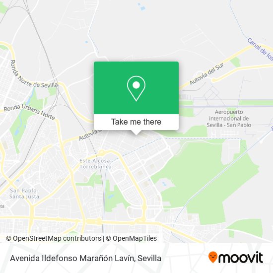 Avenida Ildefonso Marañón Lavín map
