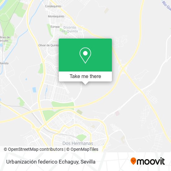 Urbanización federico Echaguy map