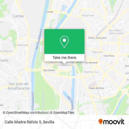 Calle Madre Ràfols 5 map